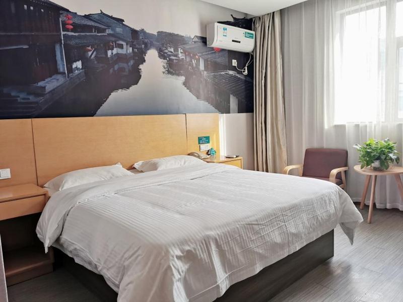 Greentree Inn Jiangsu Suzhou International Film City South Jinshan Road Express Hotel Extérieur photo